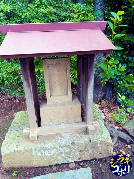 ファイル:広沢観音池の弁財天稲荷文字塔.jpg